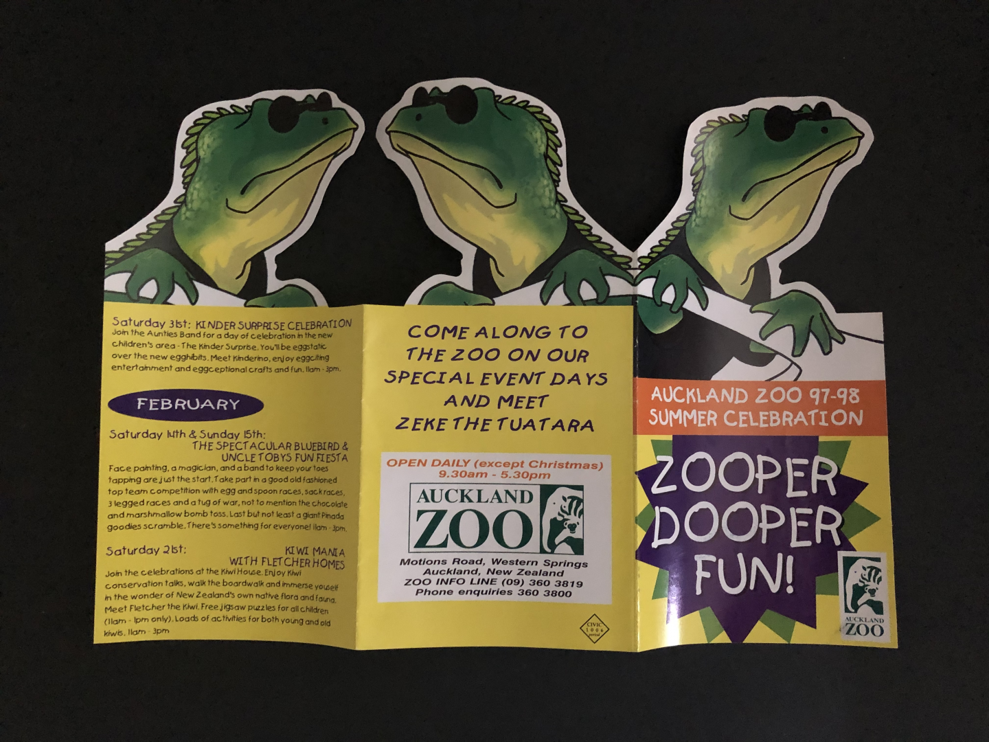 Pamphlet for Summer 97-98 (Nov-Feb)