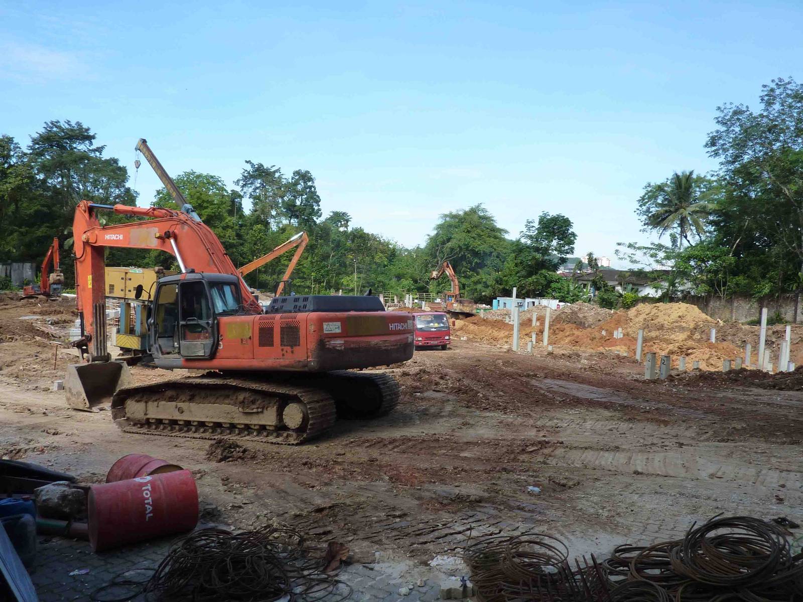 Panda building works, May 2013.