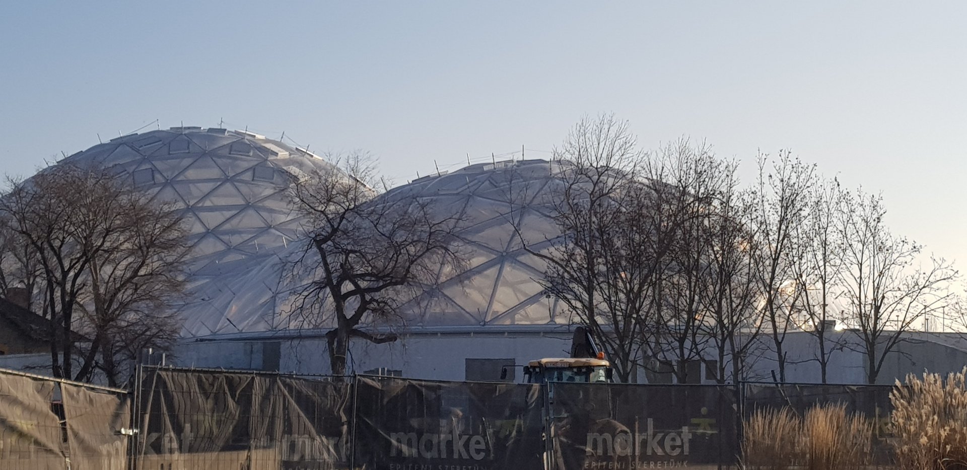 Pannon park extension building works