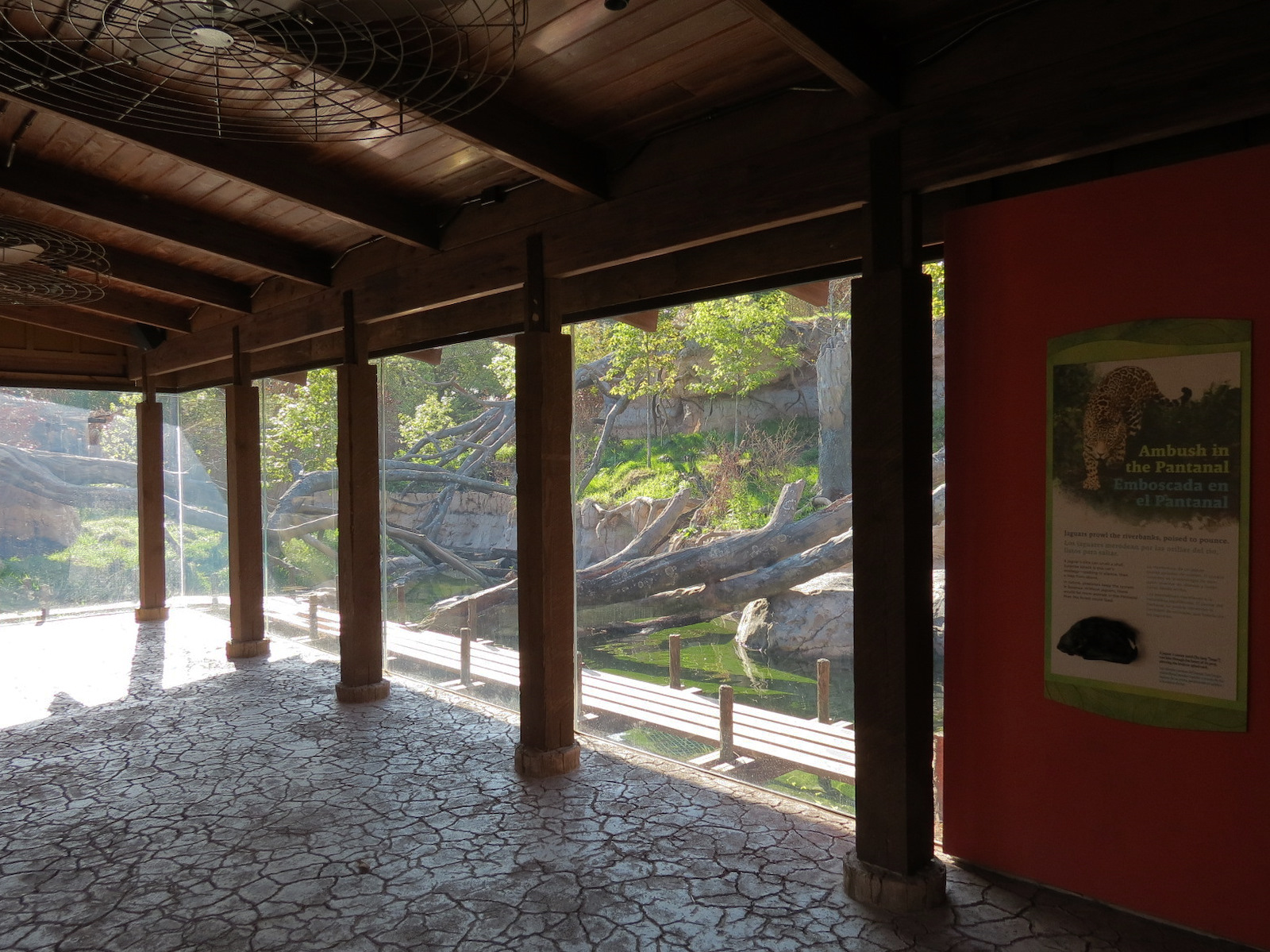 Pantanal - Jaguar Exhibit - Viewing Shelter
