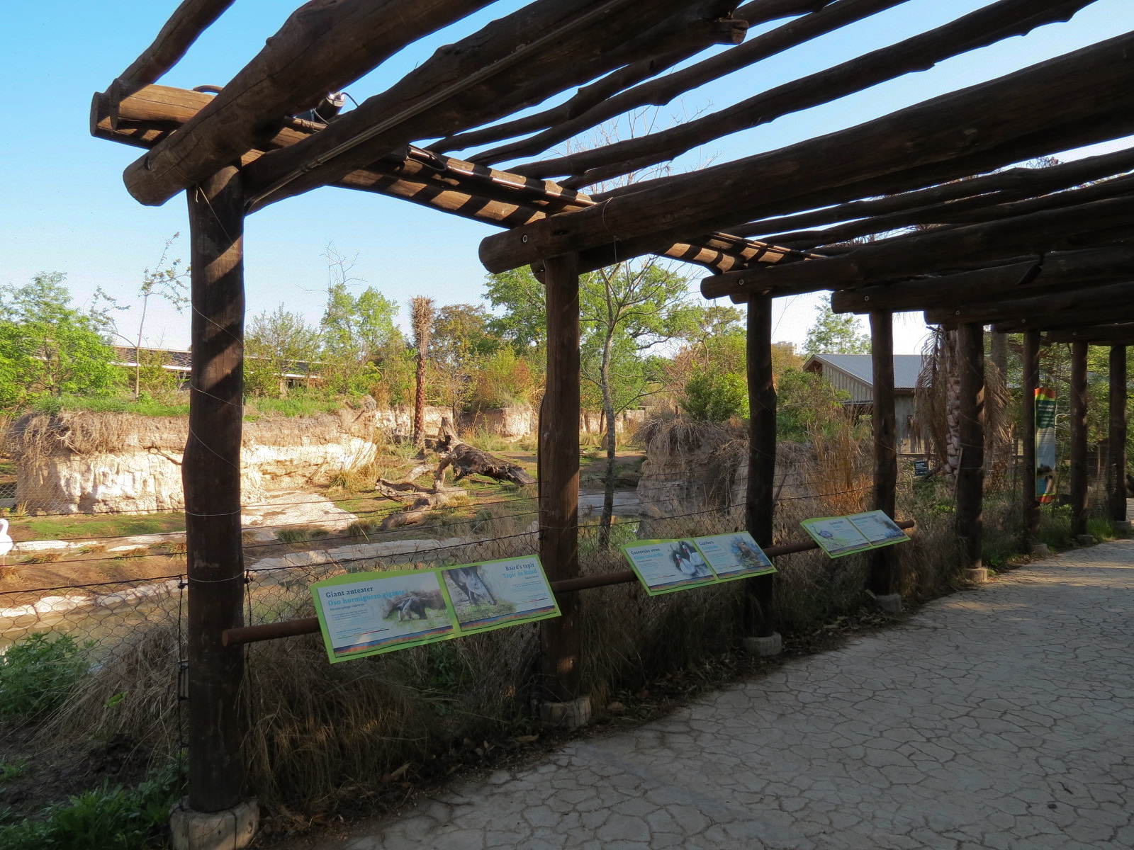 Pantanal - Mixed Species Exhibit - Viewing Pergola