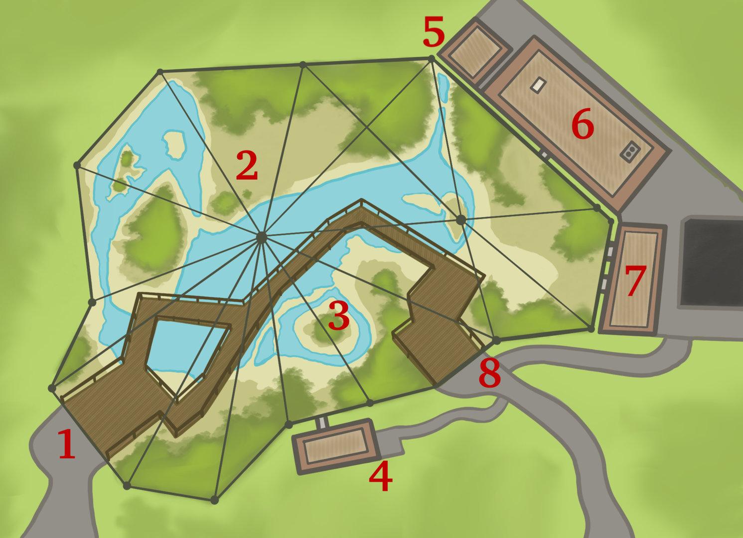 “Pantanal Panorama” Exhibit map