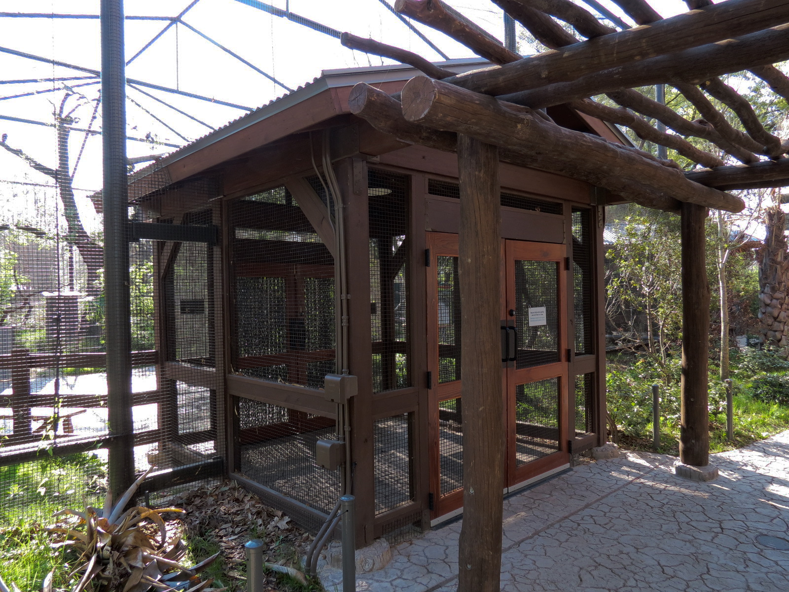 Pantanal - Refurbished Walk-through Aviary - Exterior
