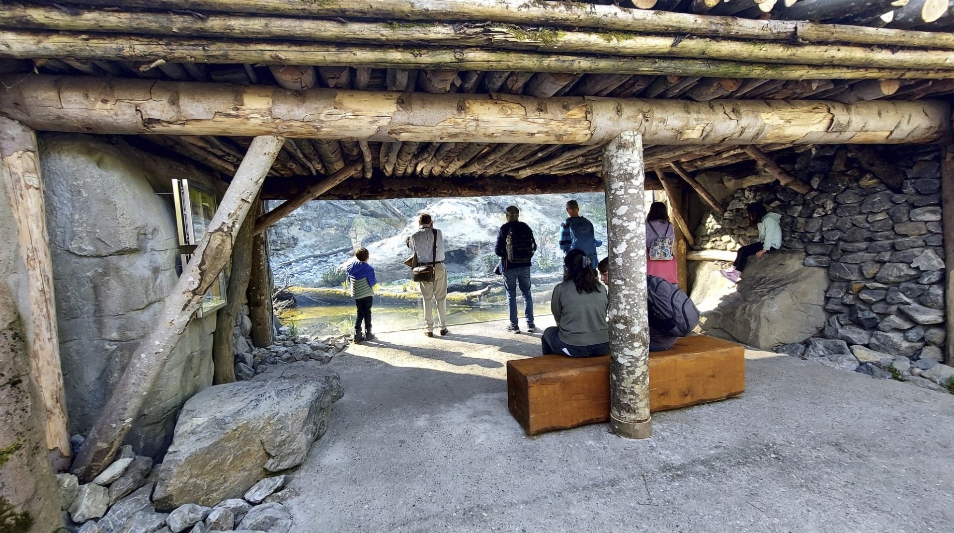 Panthera former snow leopard enclosure first viewing area