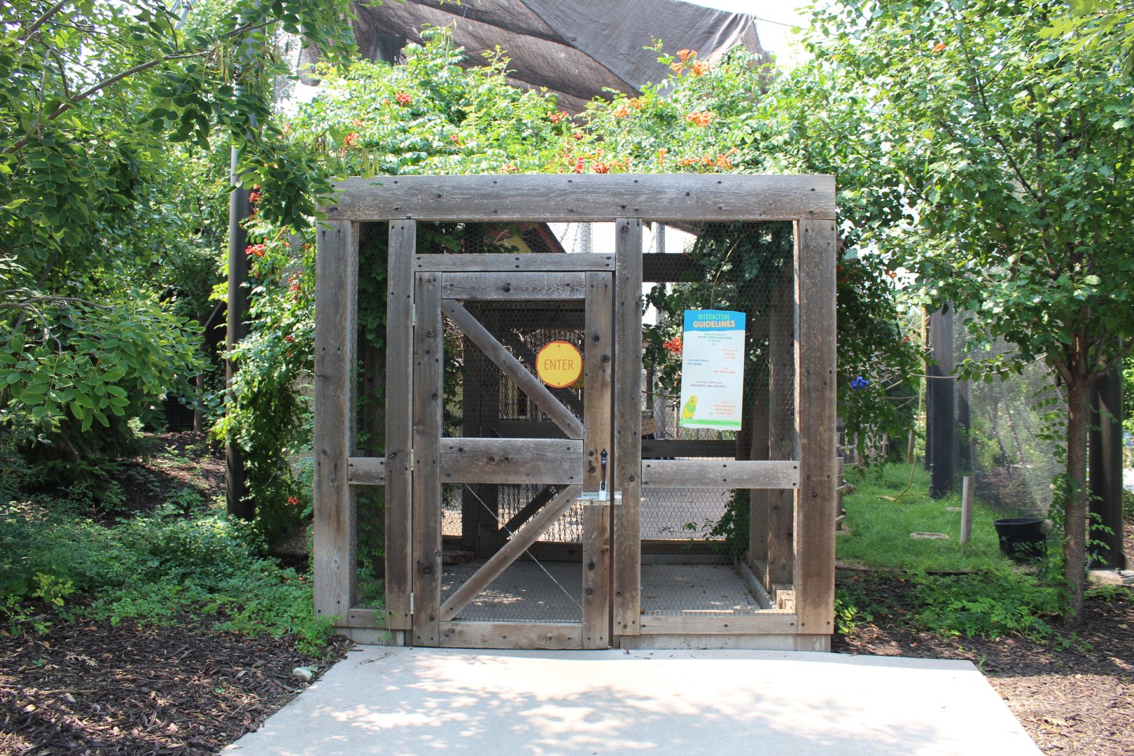 Parakeet Aviary Entrance - Children's Adventure Trails