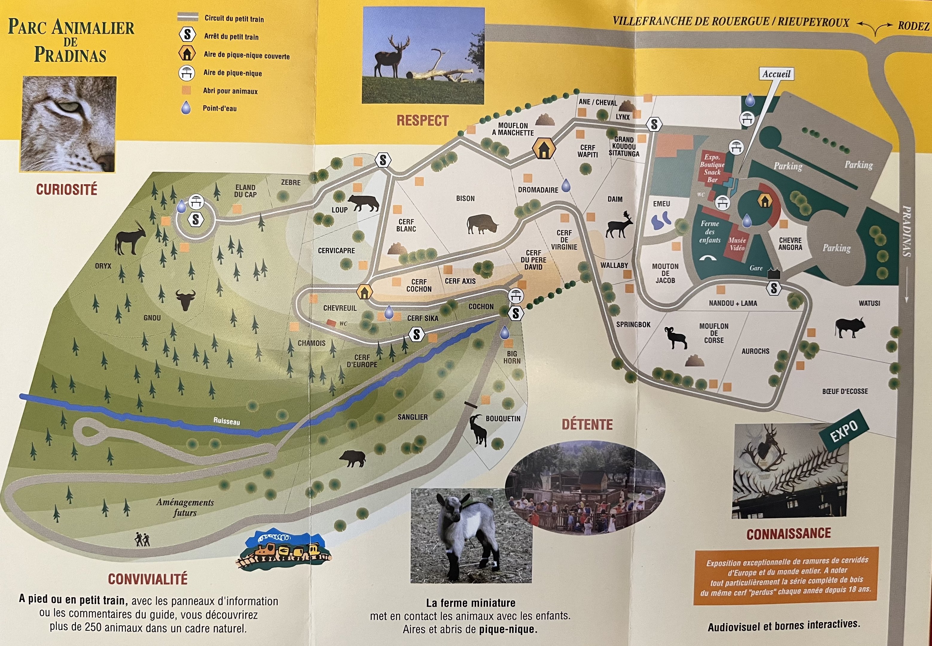 Parc Animalier de Pradinas Map - undated