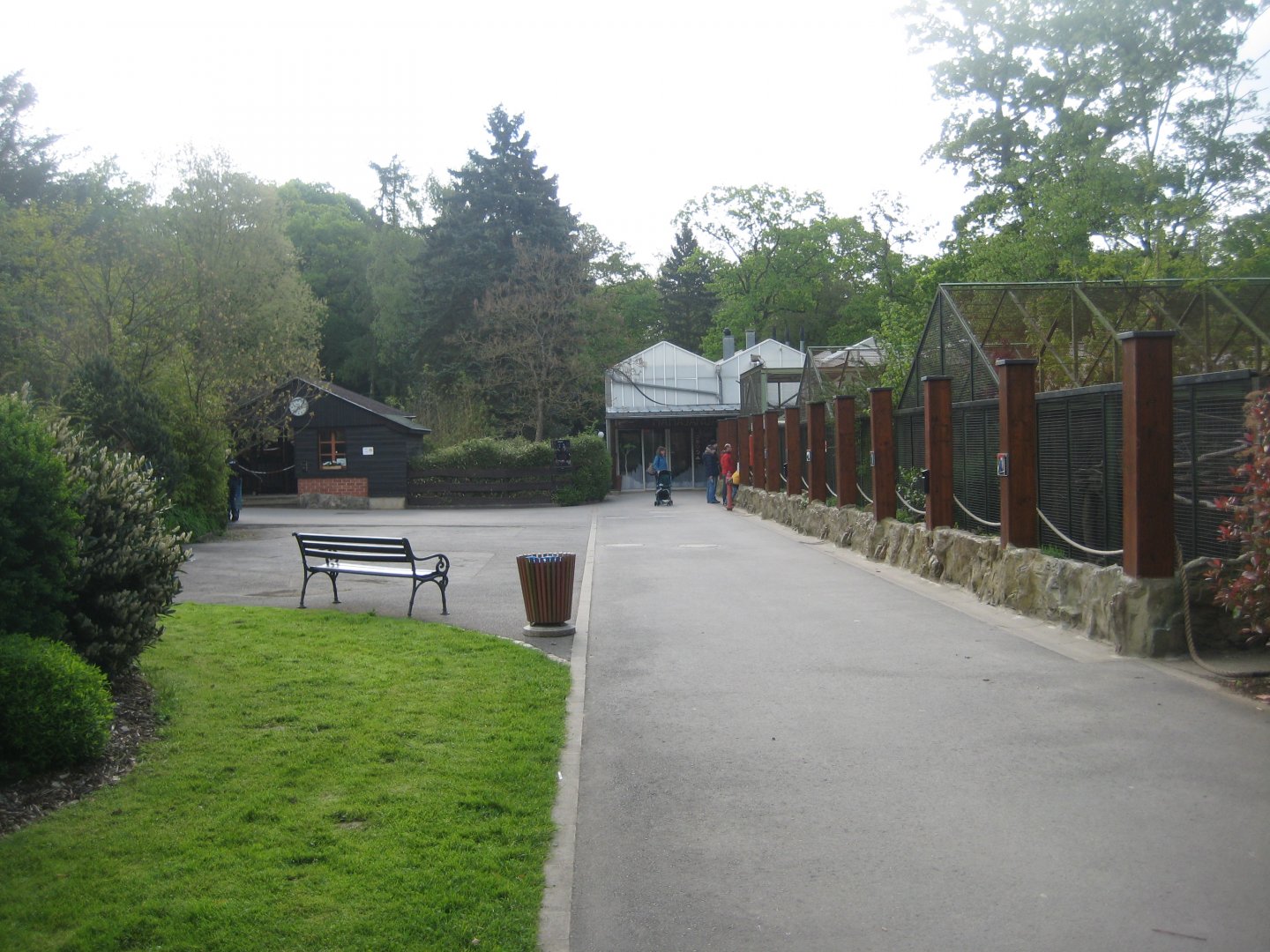 Parc Merveilleux - view to African aviaries