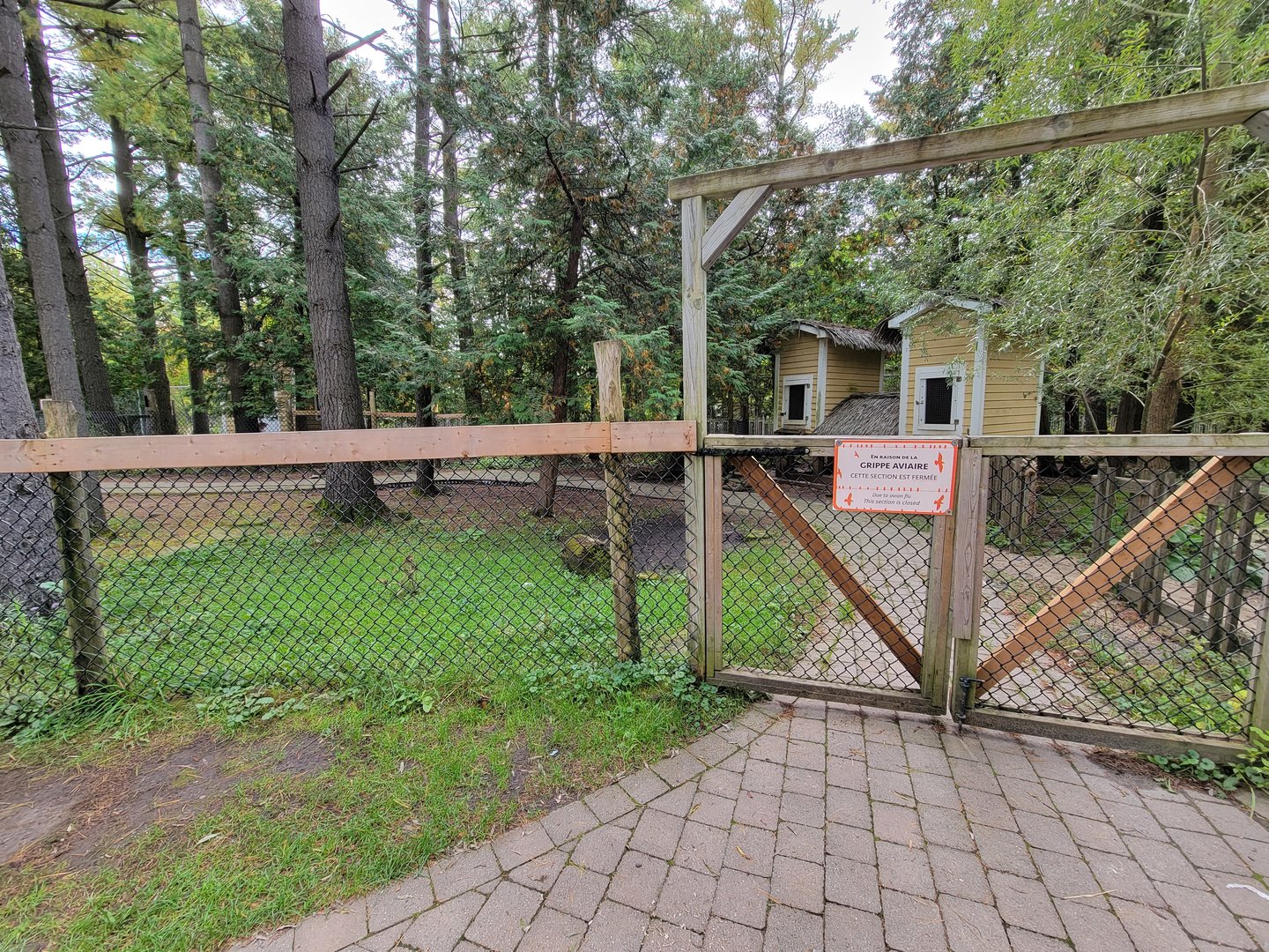 Parc Safari - Farm of the 5 Continents, waterfowl walkthrough closed due to bird flu