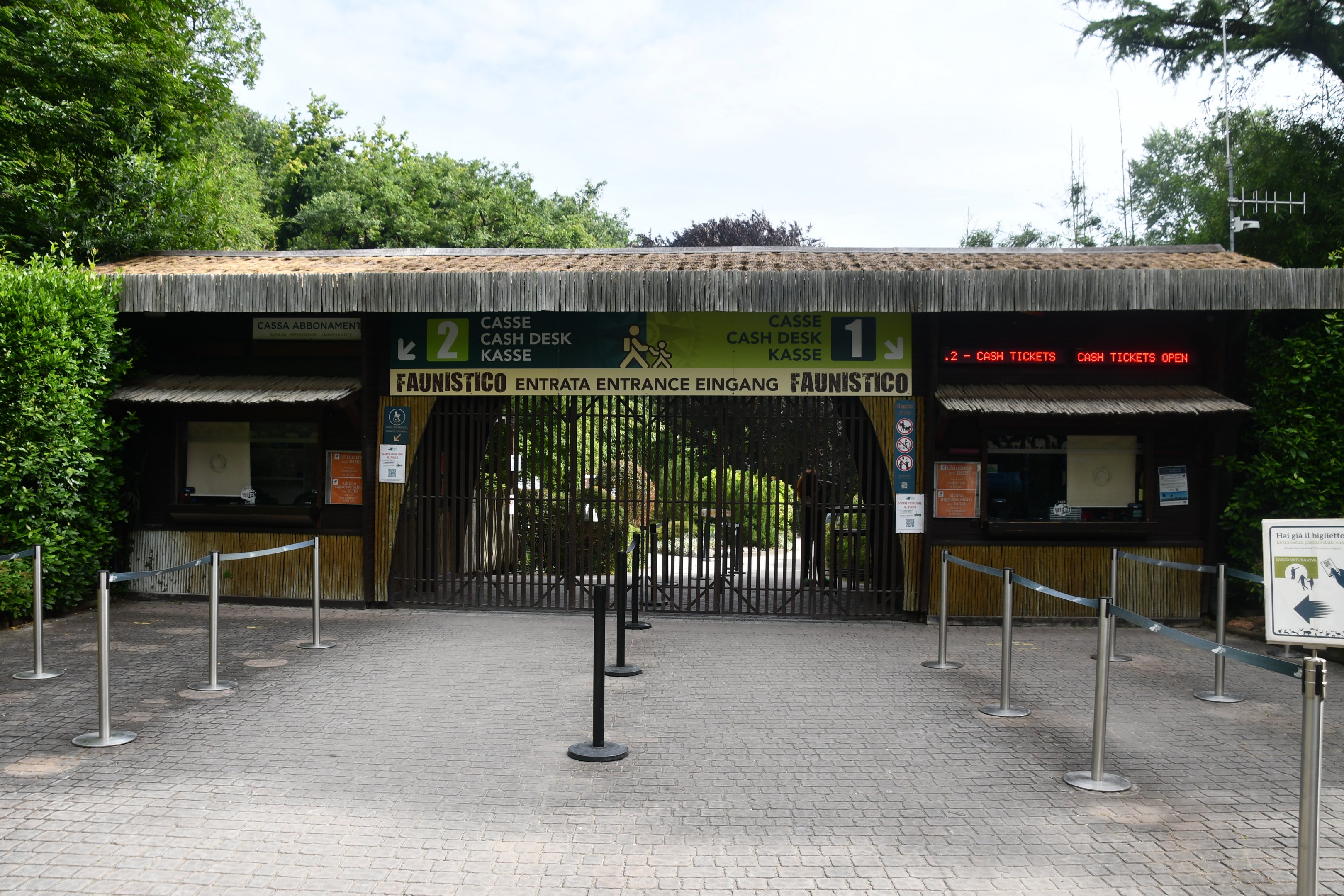 Parco Natura Viva entrance