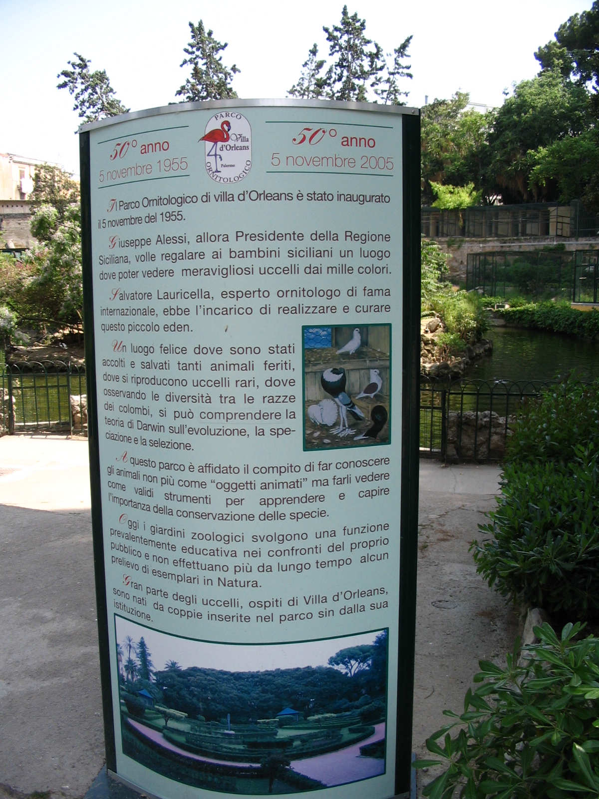 Parco Ornitologico Villa d'Orleans, Palermo