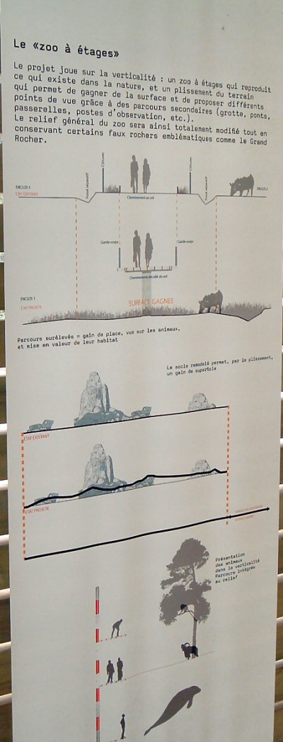 Paris Zoo de Vincennes plan details