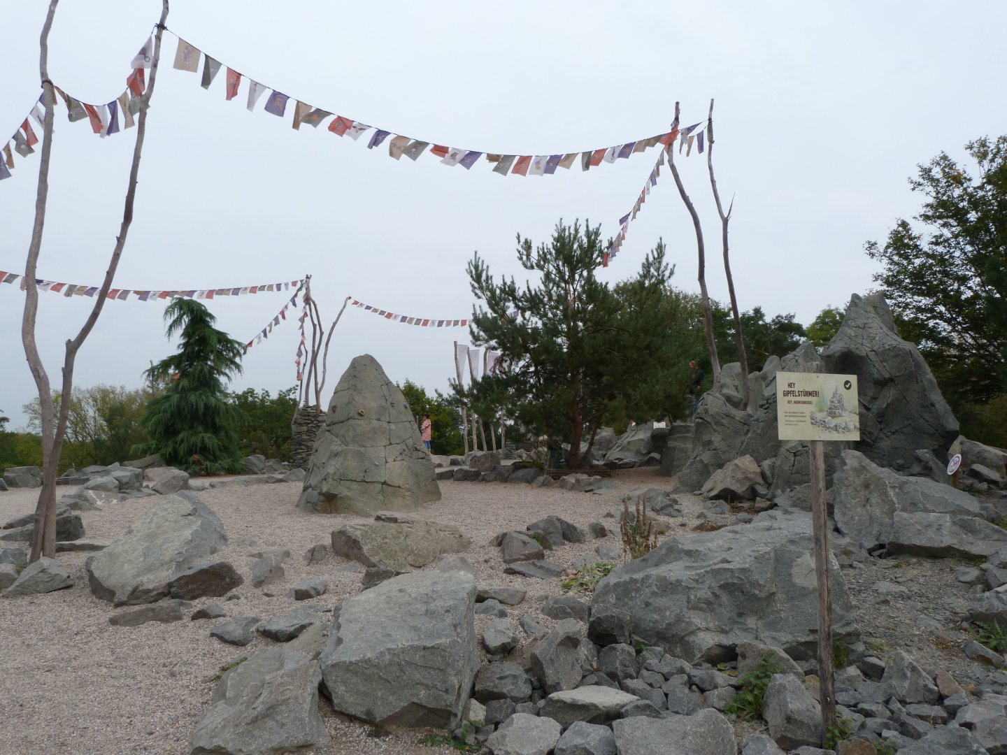 Park area on the highest point of the zoo -Tierpark Berlin (2024)