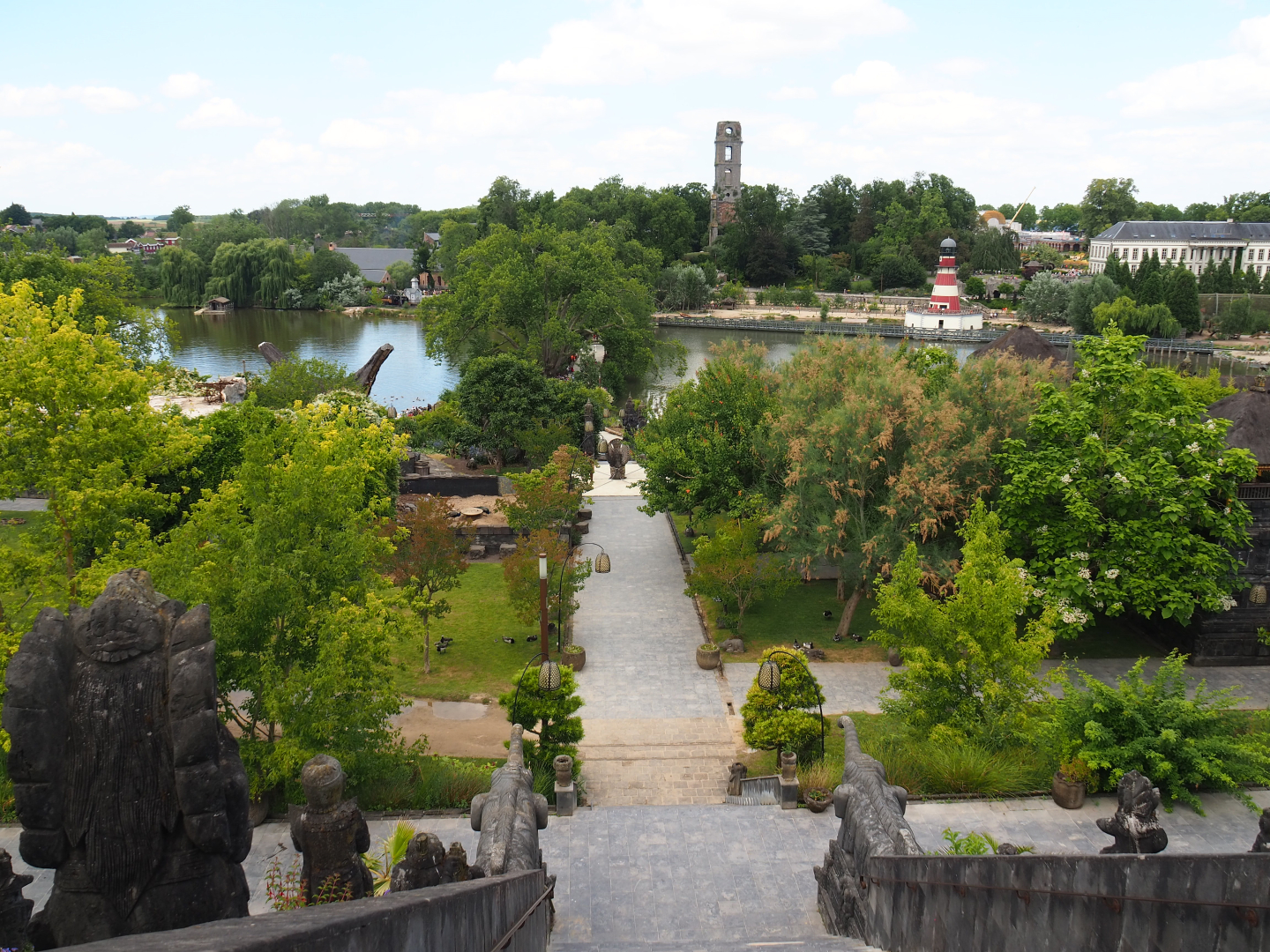Park landscape from the top of the Flower Temple, 2022-06-28