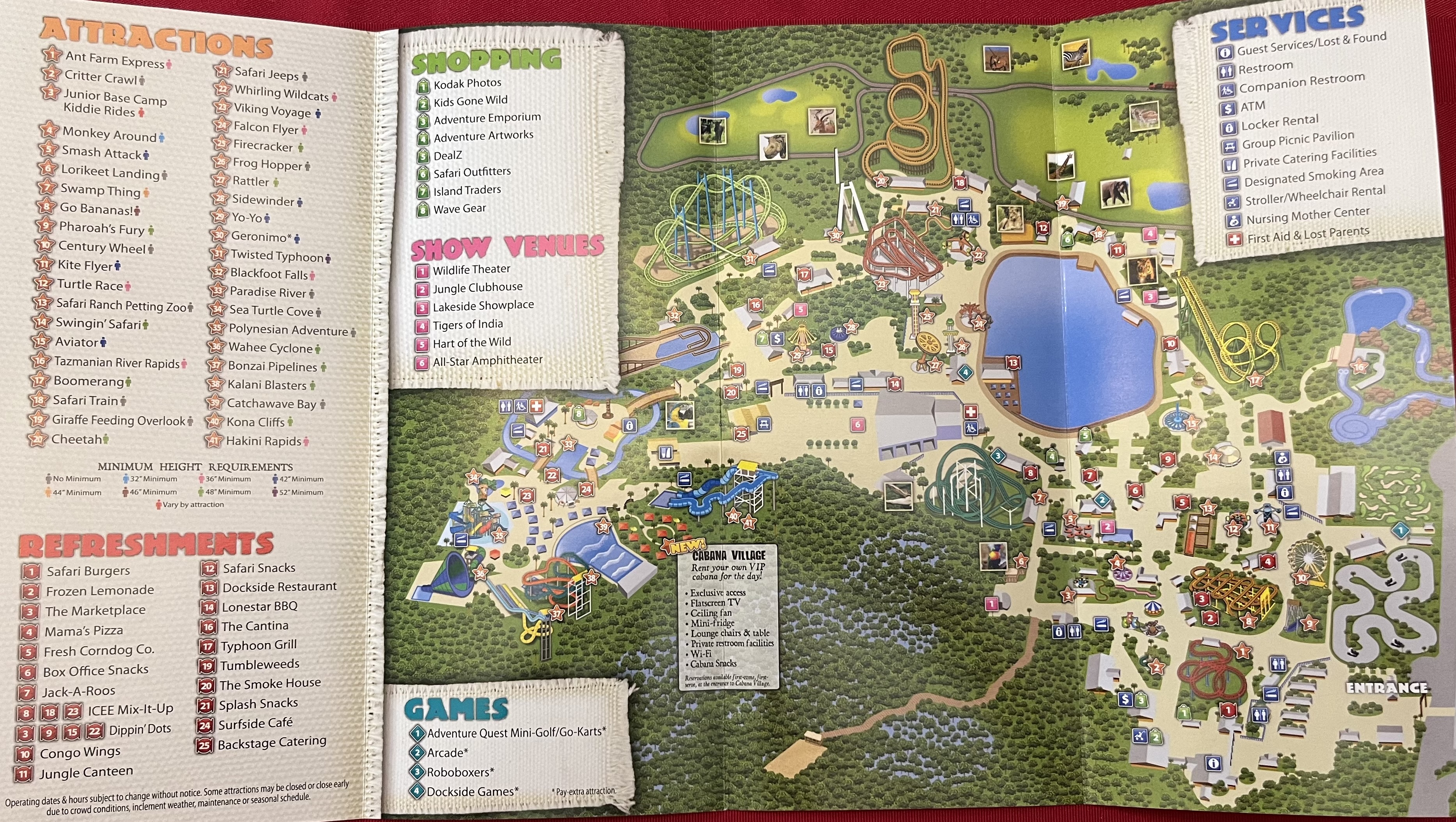 Park Map - 2012