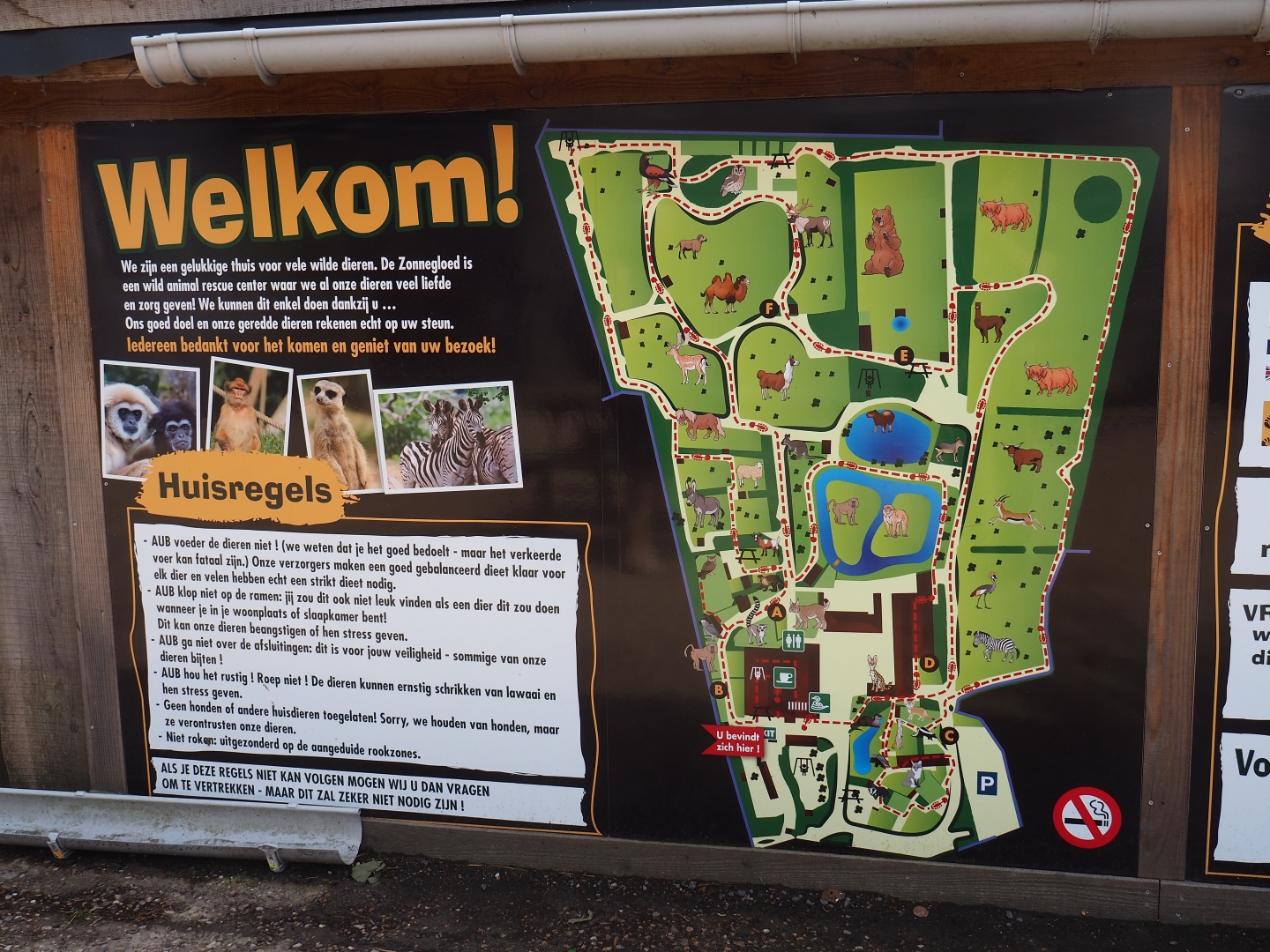 Park map and park rules