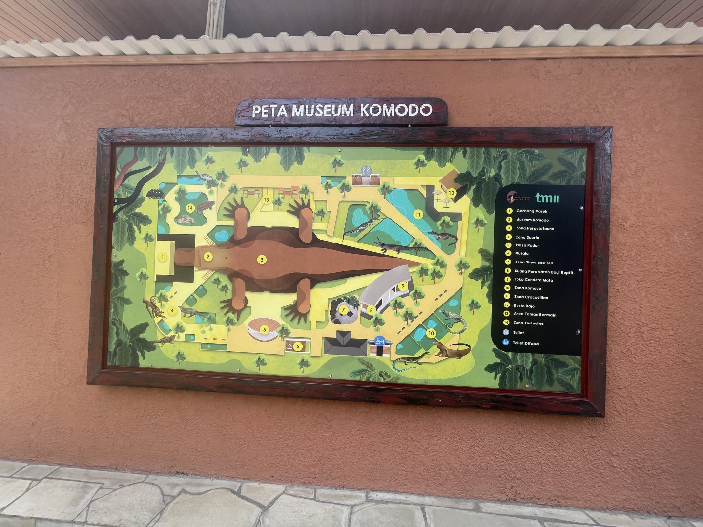 park map - museum komodo