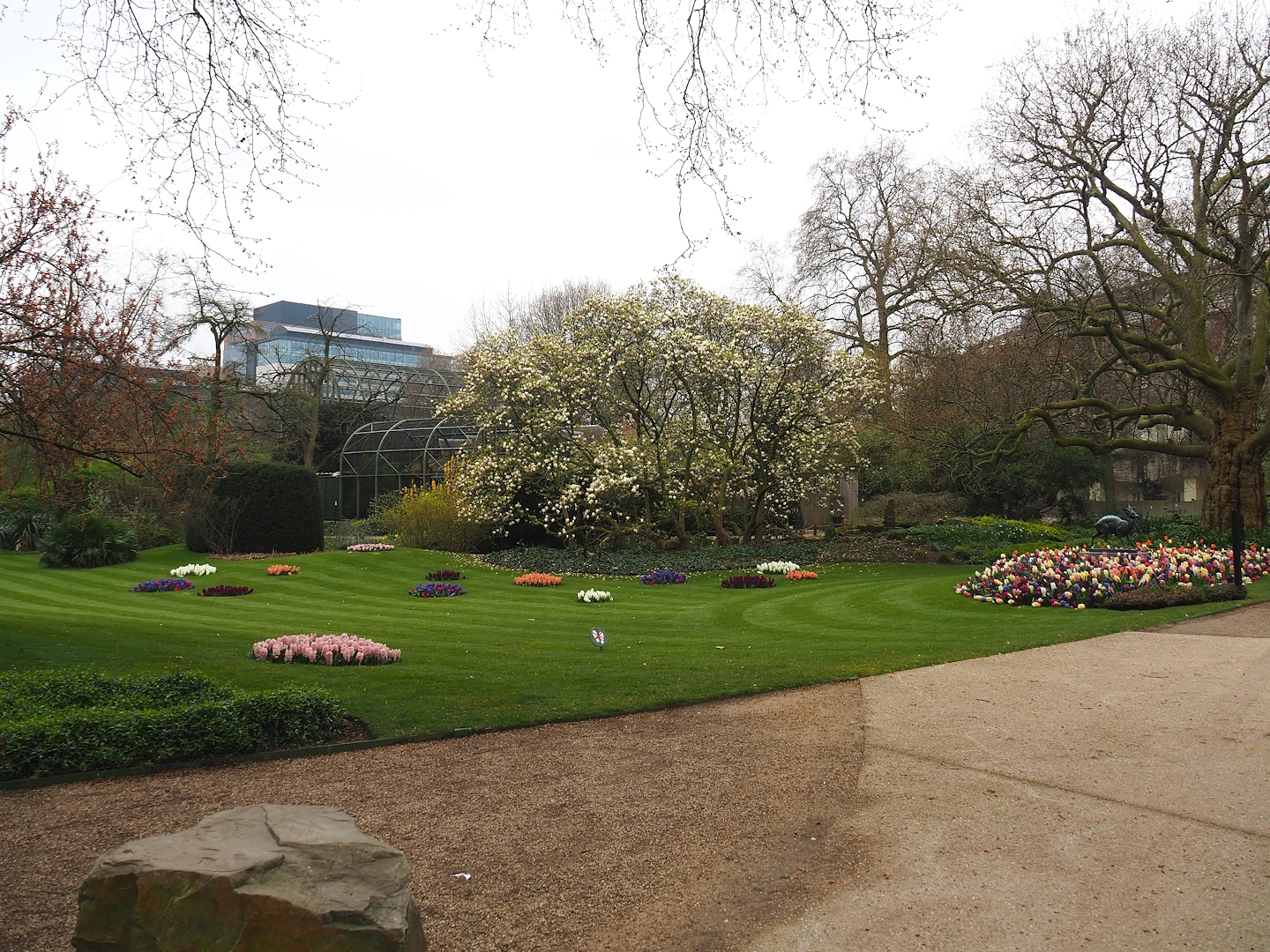 Park view - 'Congo lawn' near the Ape House and the Bird House,  2023-04-08