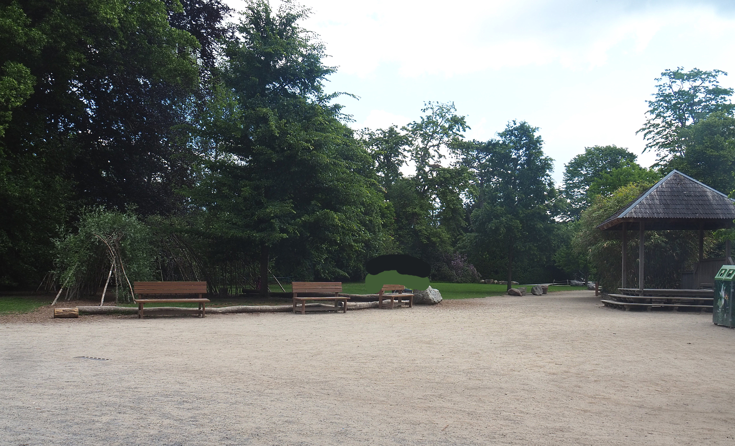 Park view near Indian rhinoceros bull paddock, 2022-05-28