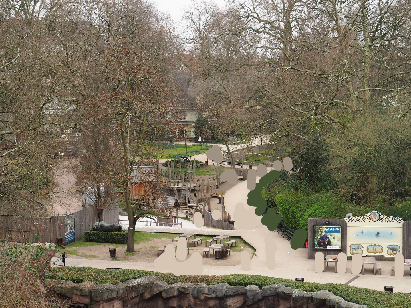 Park view seen from the panorama bridge,  2022-03-16