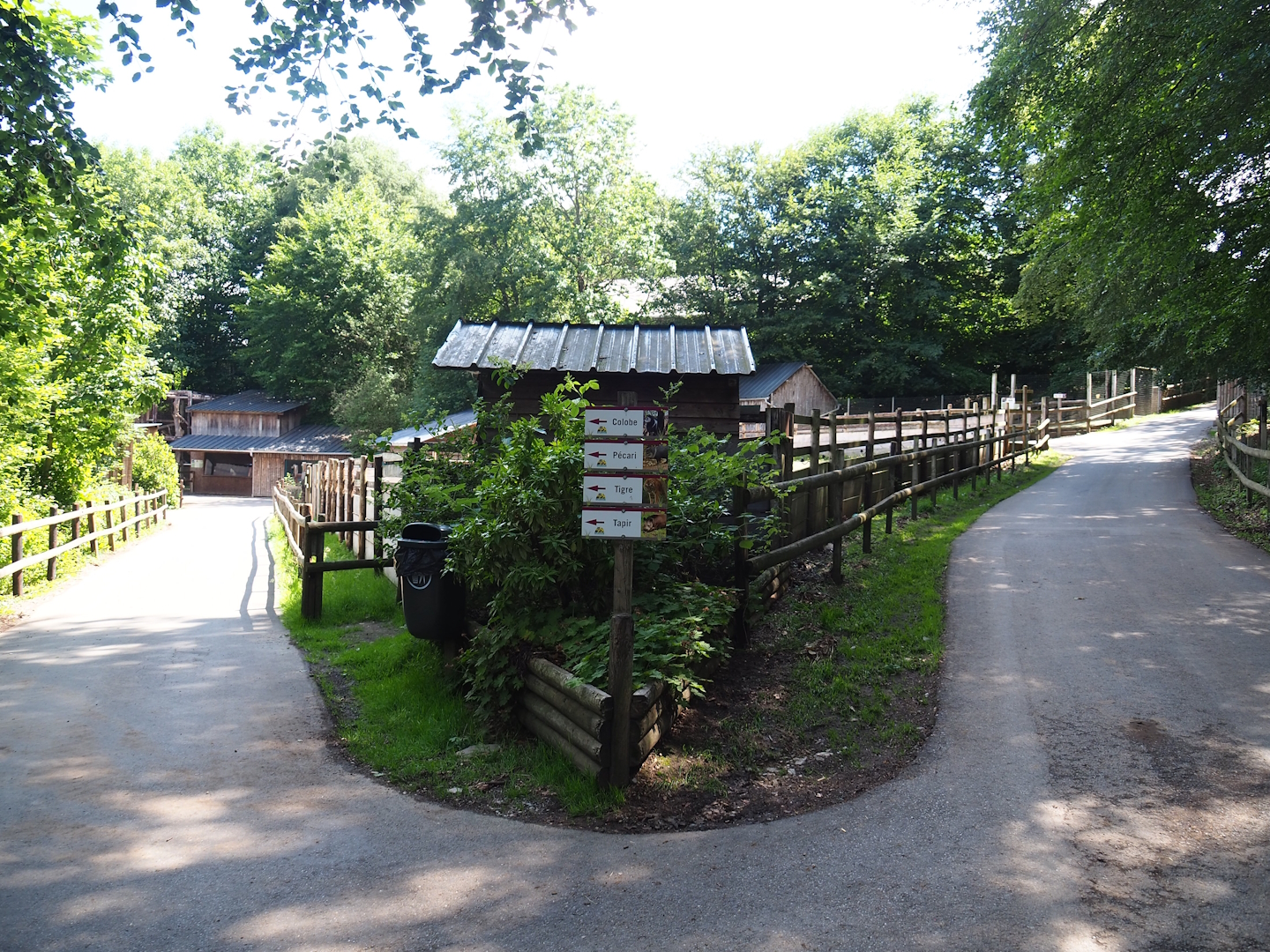 Park view towards South American exhibits, 2023-06-24