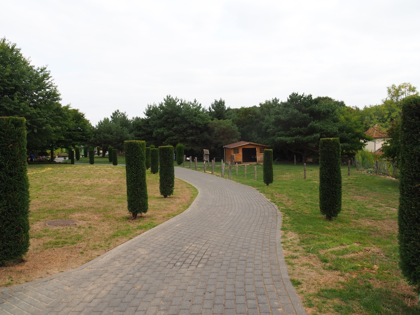 Park view with goat yard (Aug 28th, 2018)