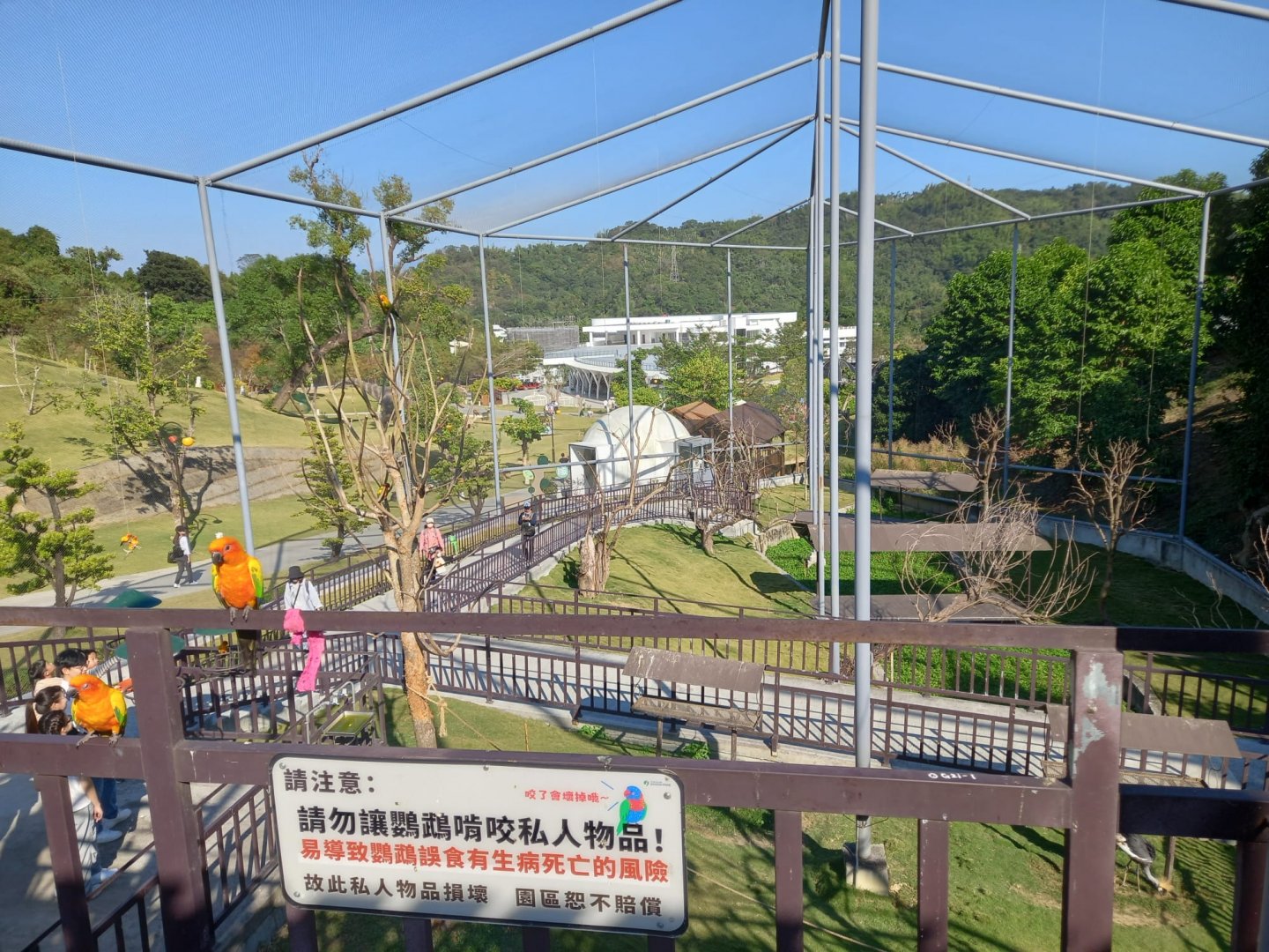 Parrot aviary, Jojozoo Bird Park