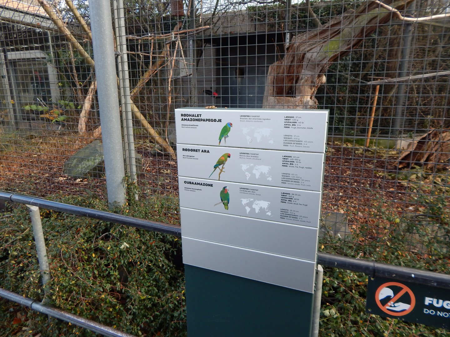 Parrot aviary signage 261124