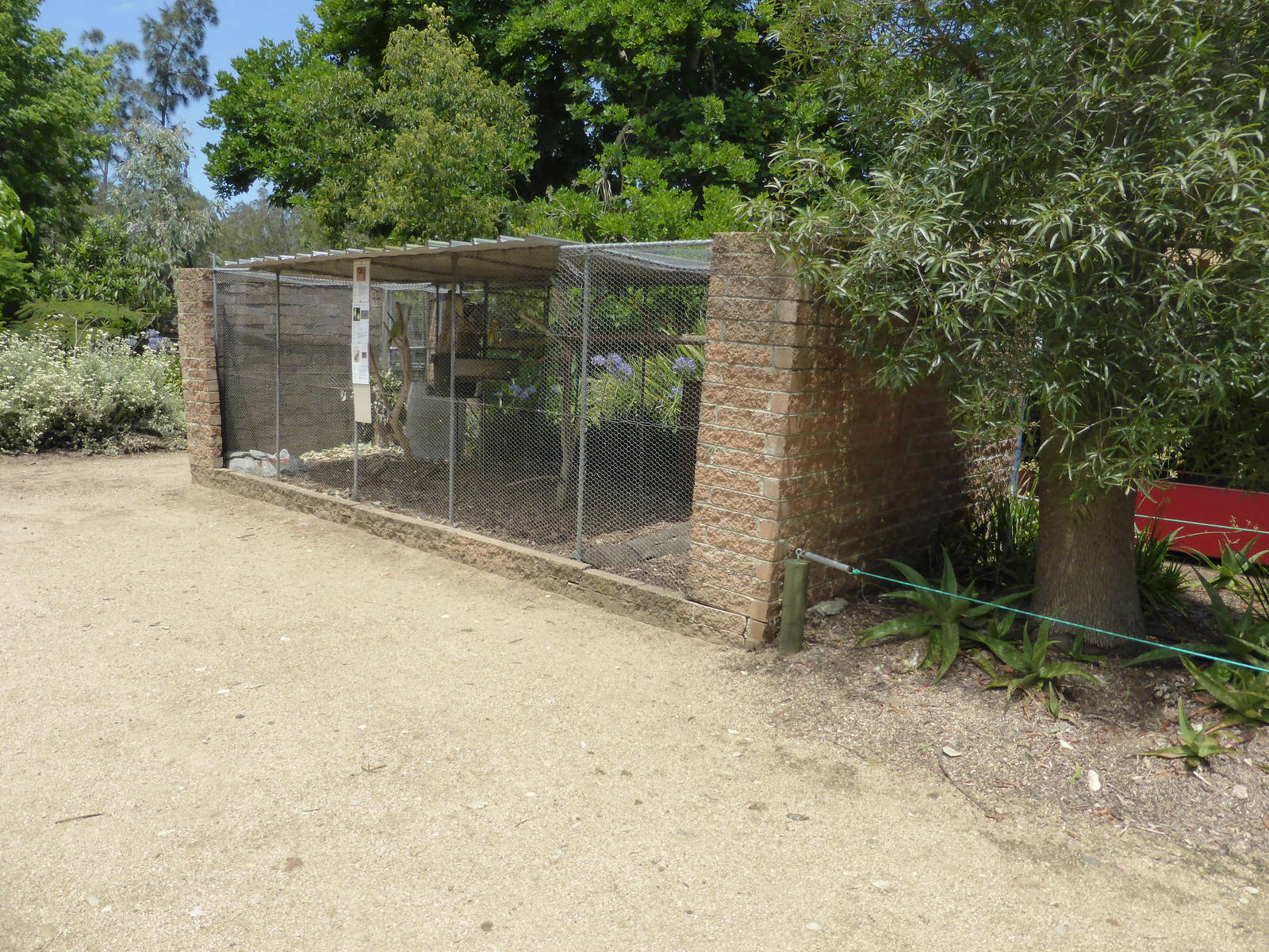 Parrot aviary