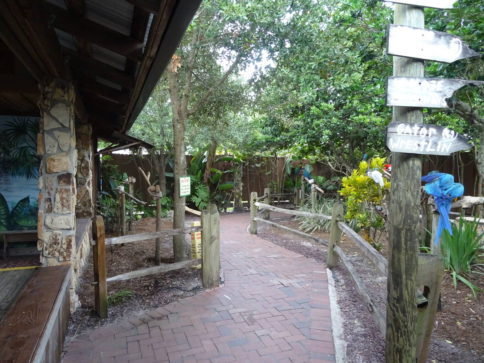 Parrot Playground at Gatorland