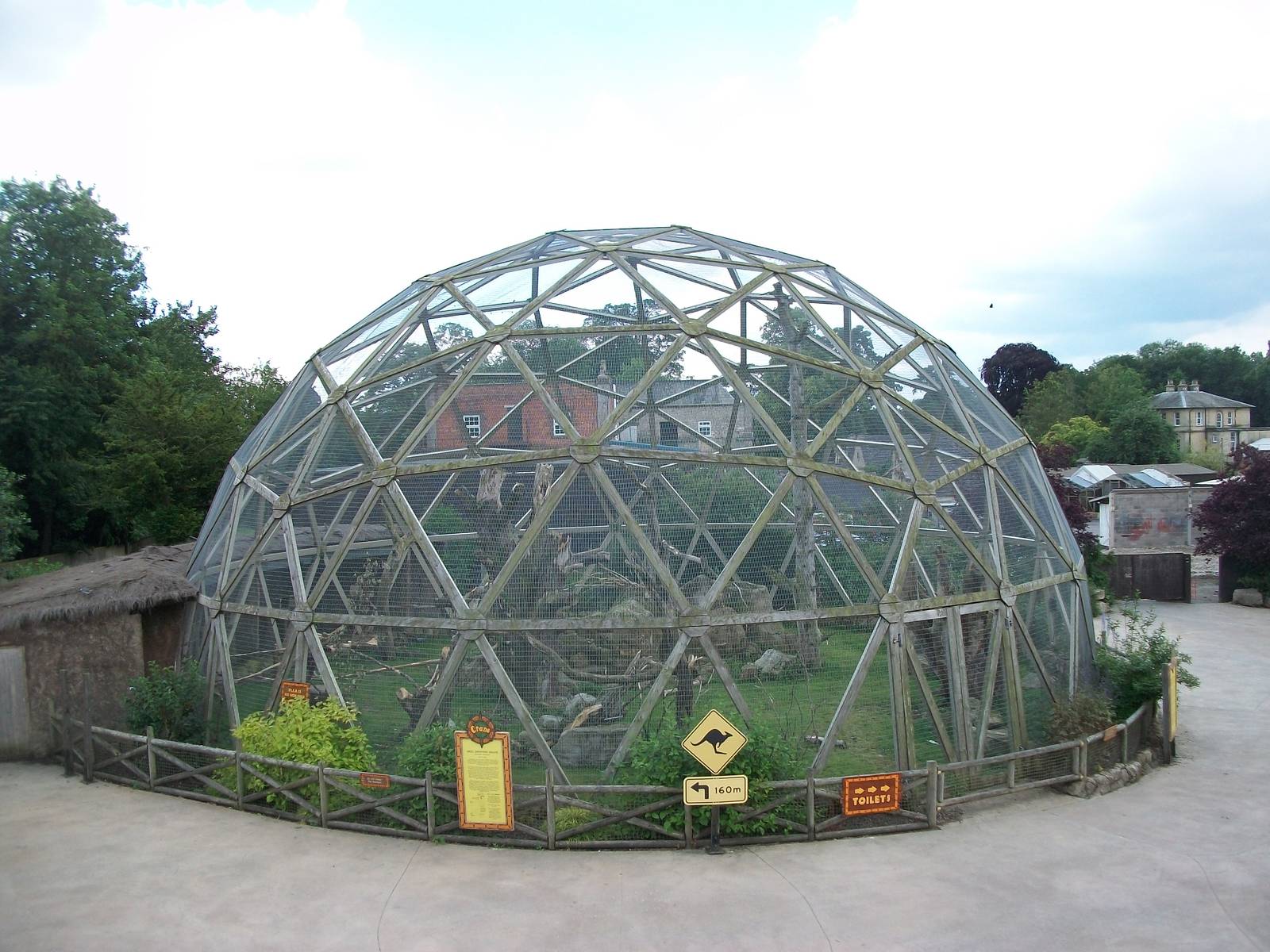 Parrotsphere viewed from the monorail, 7th July 2014