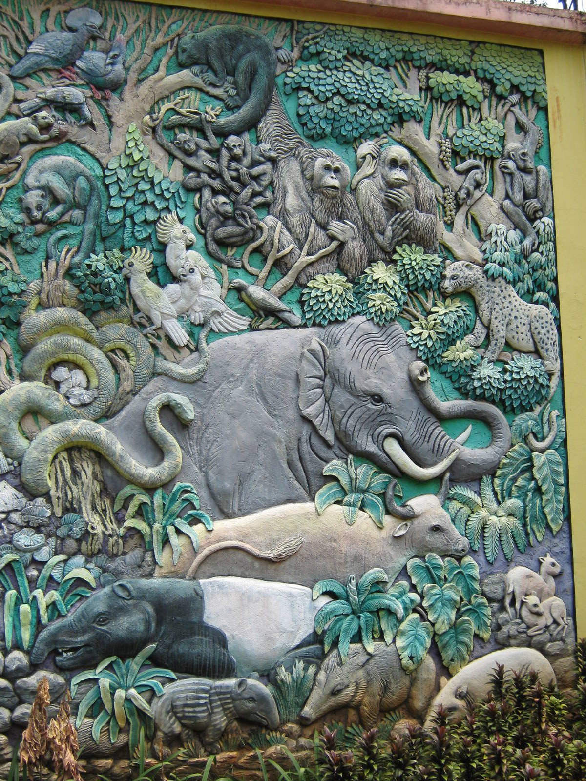 part of a wall mural