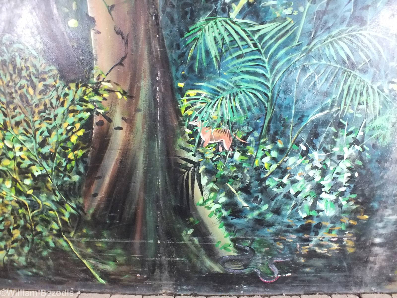 Part of Artwork in Tunnel