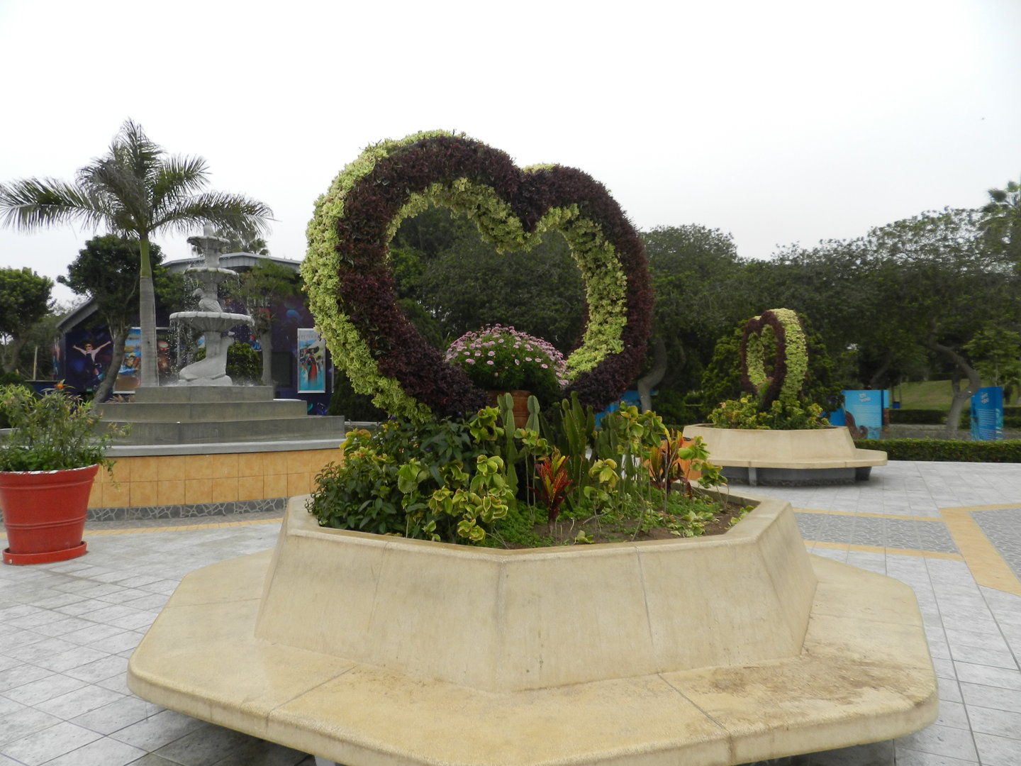 Part of entrance square - Parque de las Leyendas