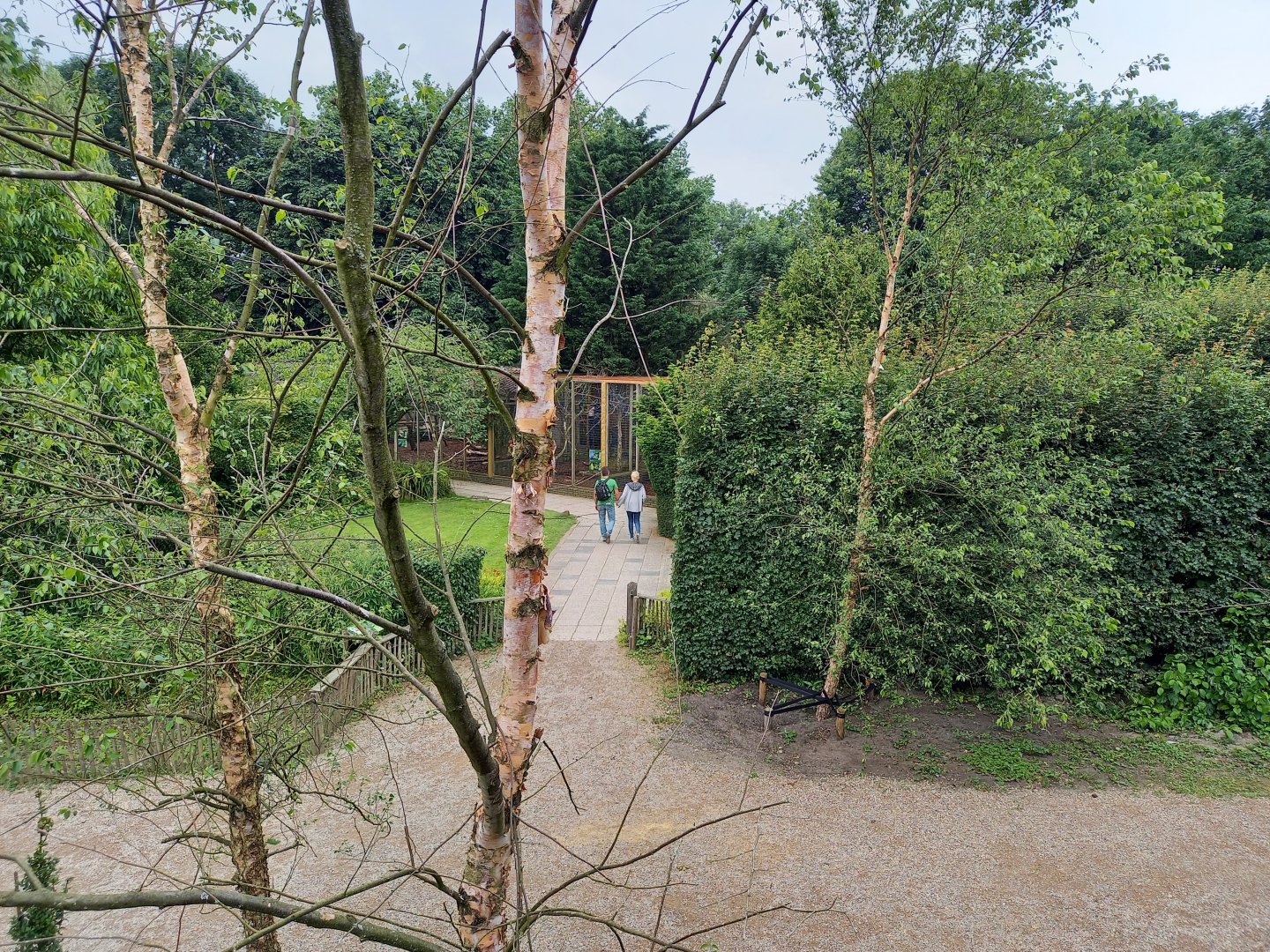 Part of pathway around the big lake