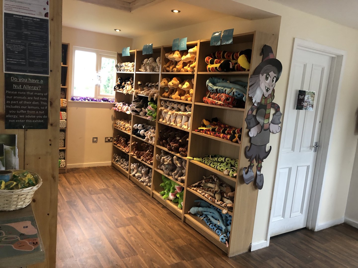 Part of the Gift Shop at Ponderosa Zoo (October 2022)