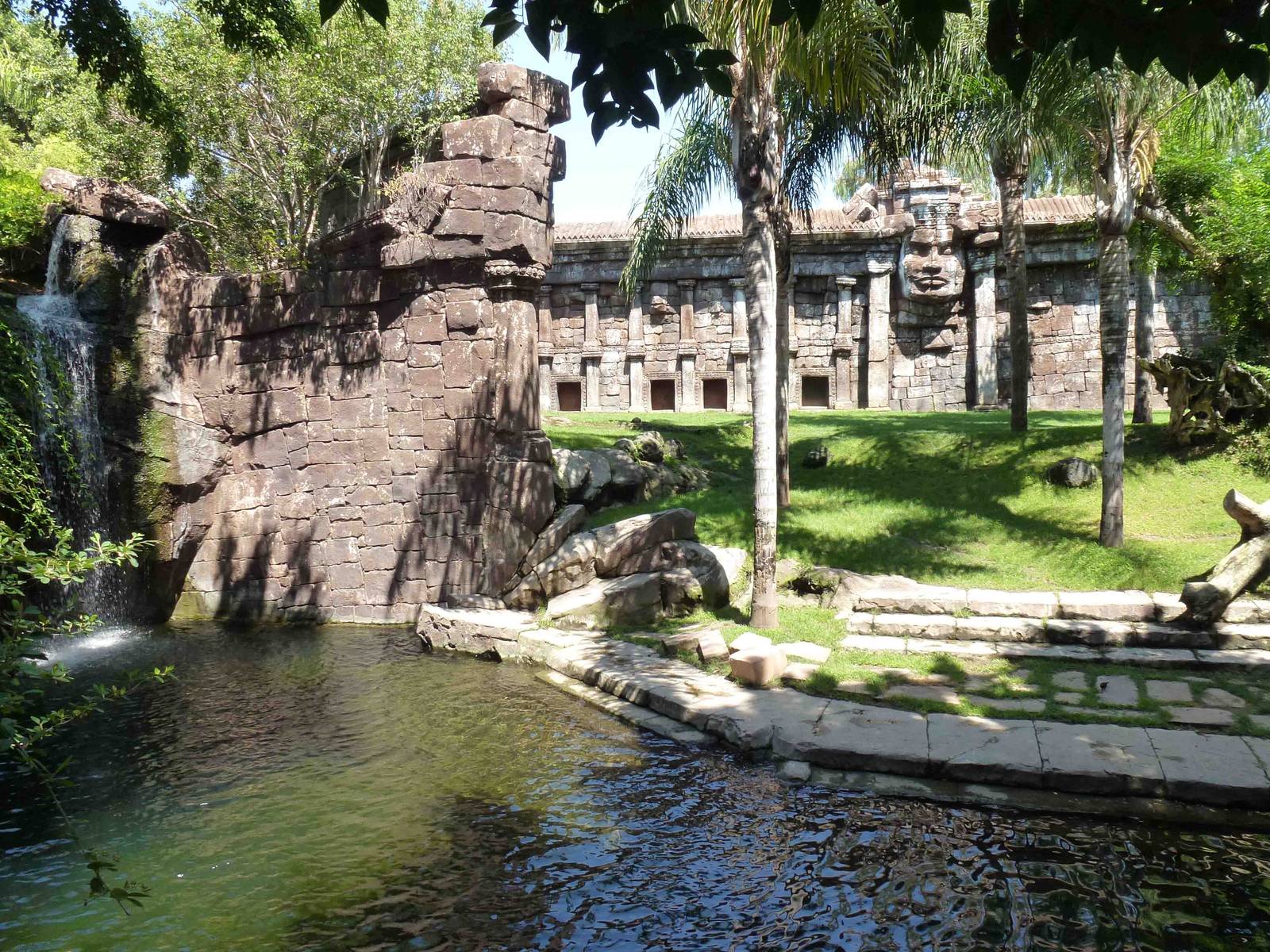 Part of the tiger enclosure, July 2013.
