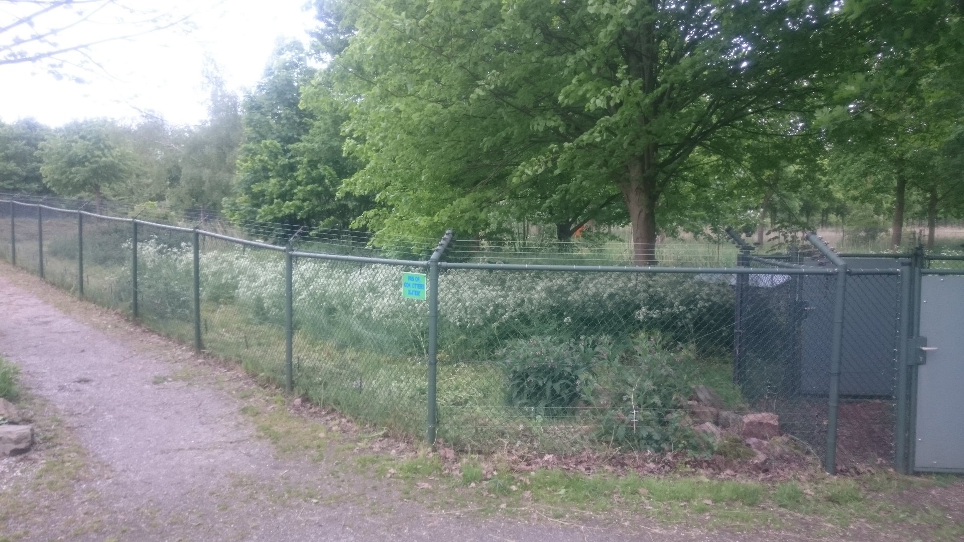 Part Otter enclosure