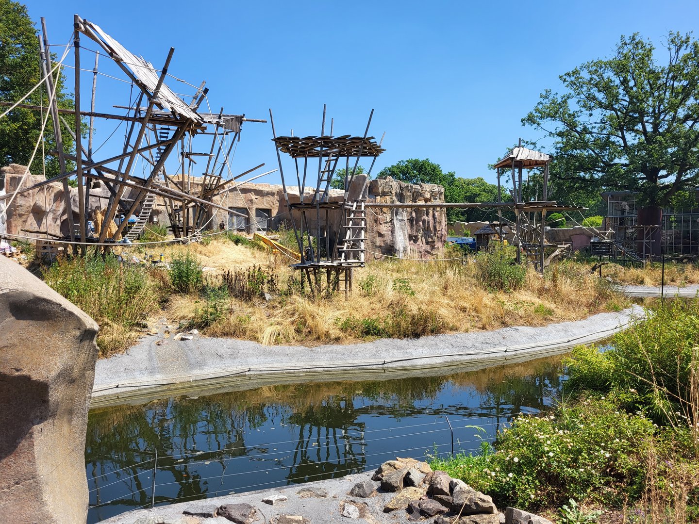 Part outdoor-enclosure Bonobos