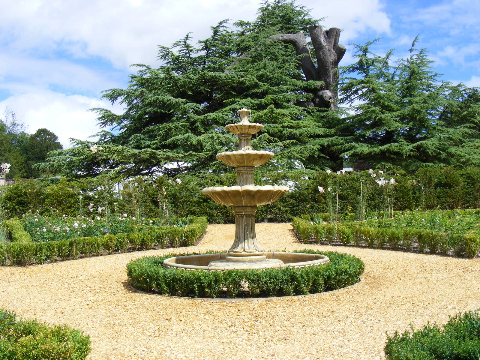 Parterre garden at Marwell Wildlife, 11 July 2010