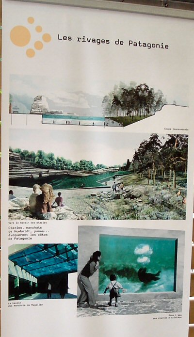 Patagonia plan Paris Zoo de Vincennes
