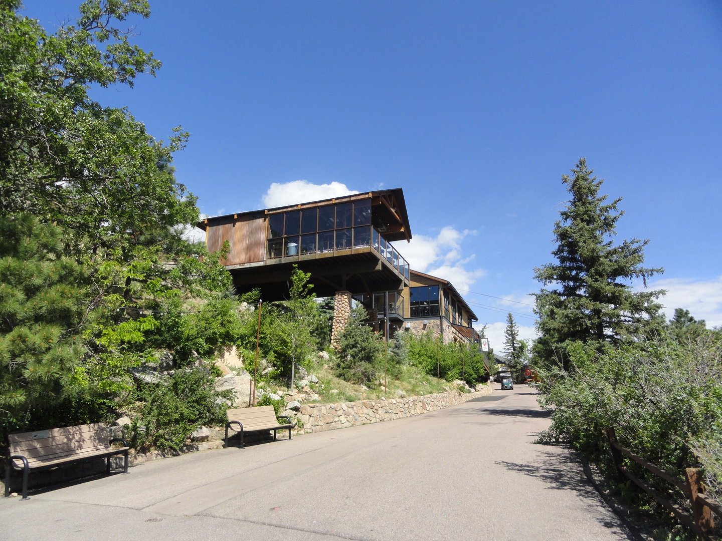 Path below Restaurant Row