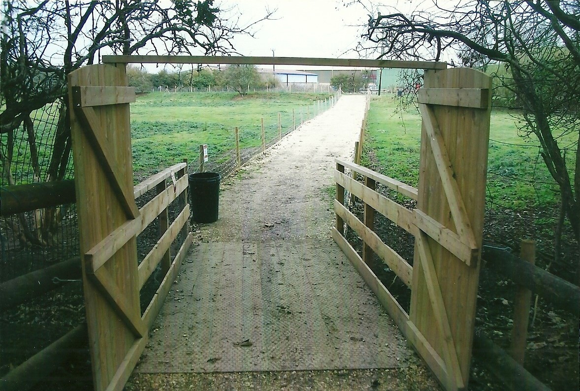 Path to extension of park, 1st November 2013