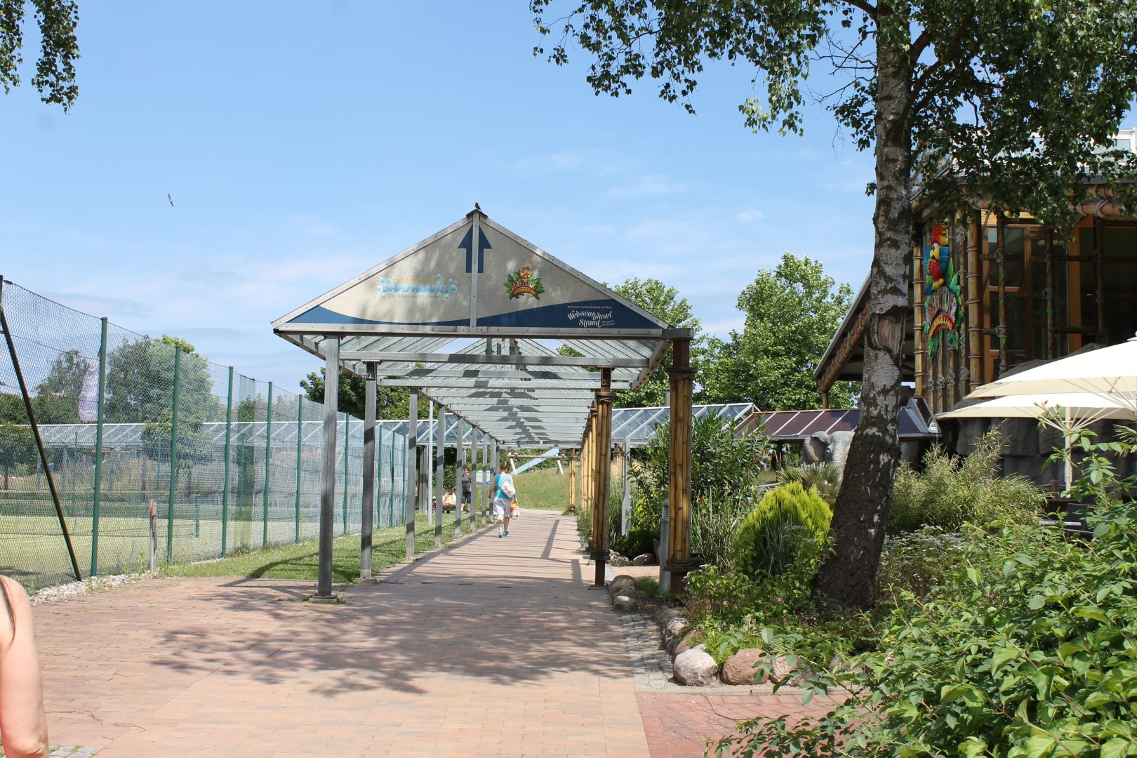 Path to the entrance