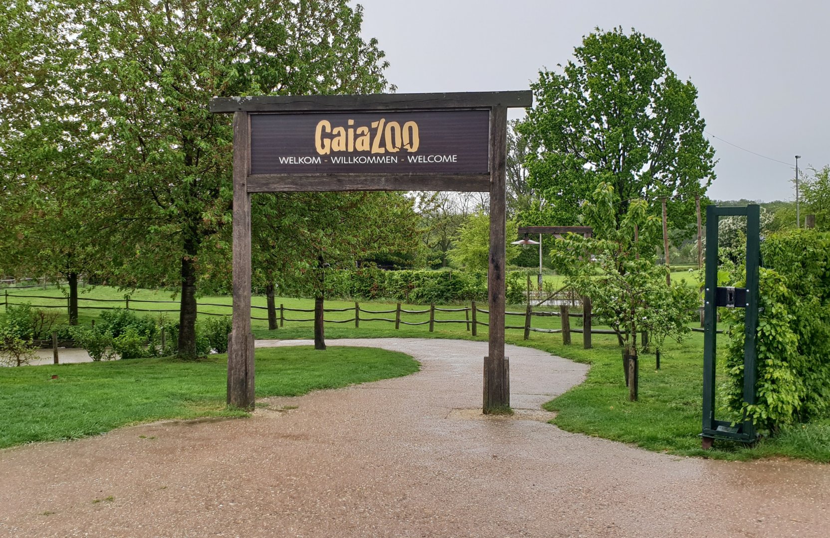 Pathway towards entrance