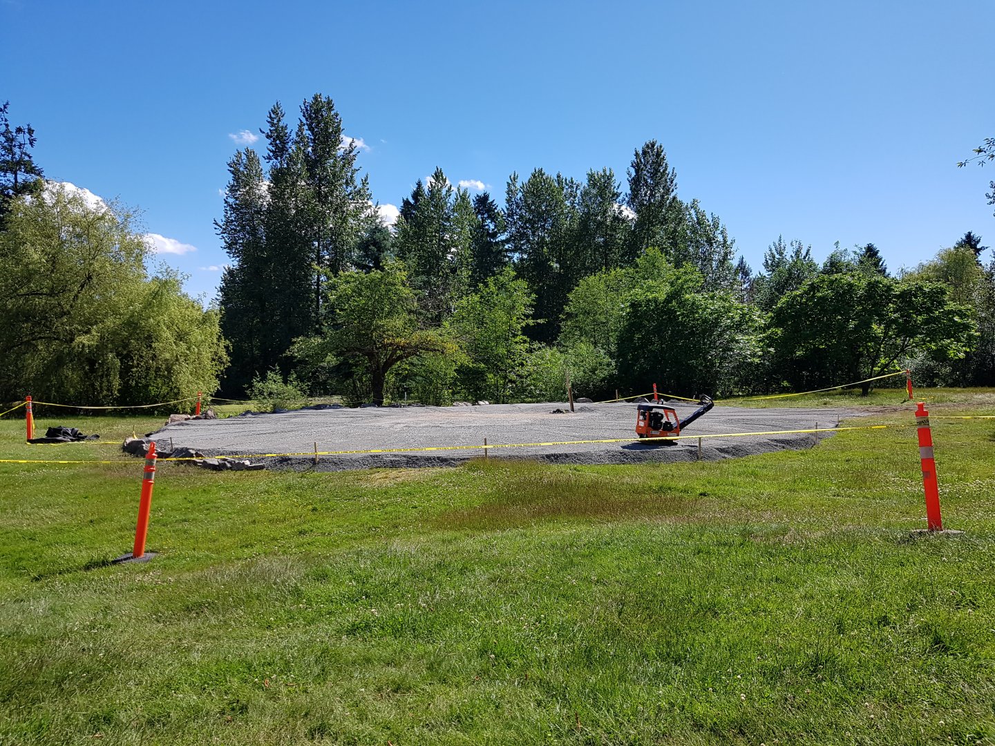 Pavilion Area Construction