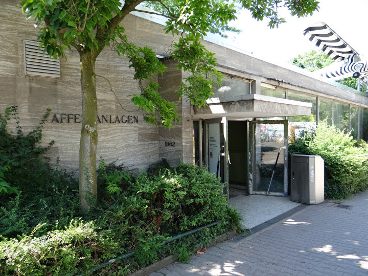 Pavilion of smaller monkeys