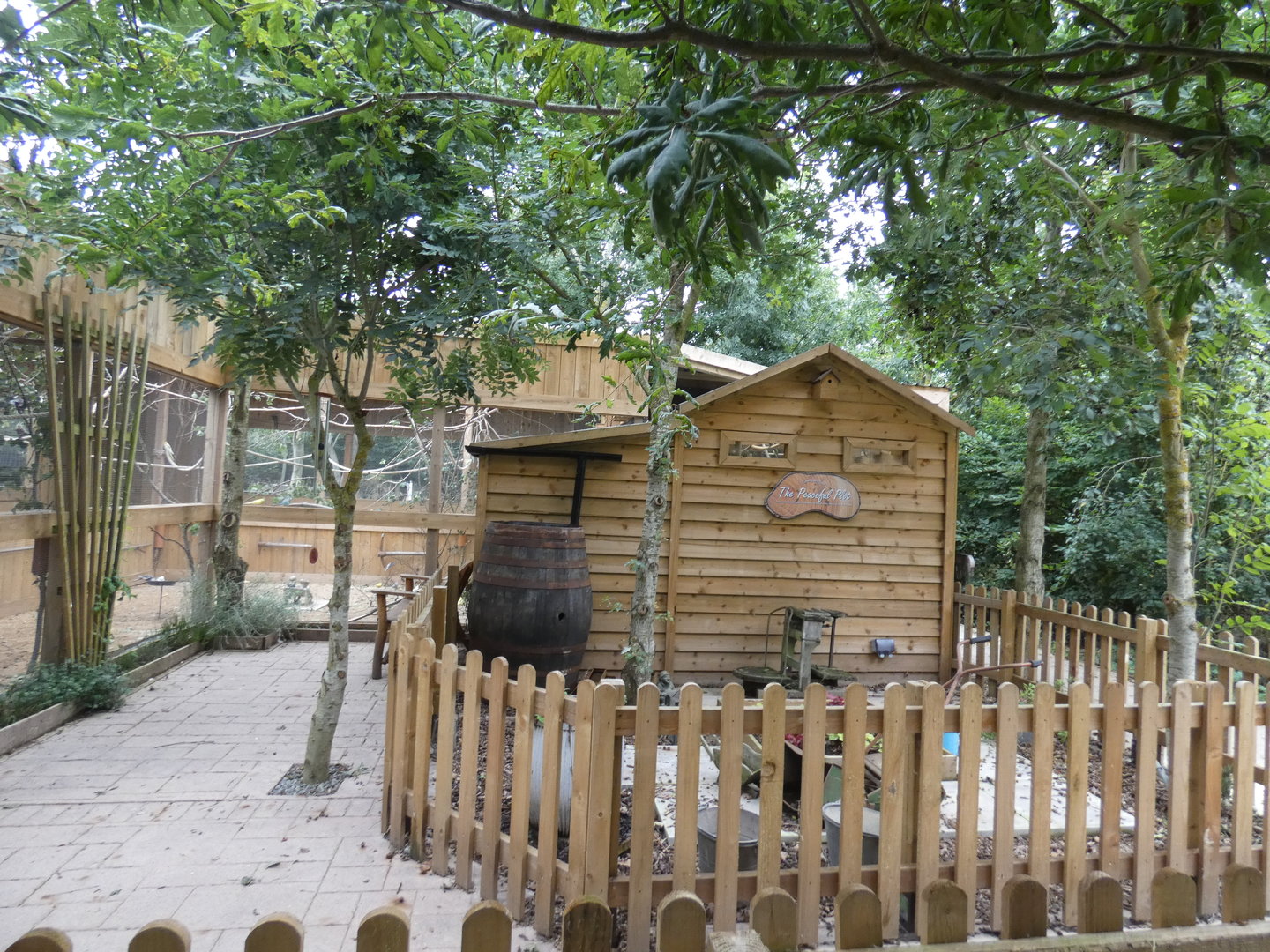 Peaceful Plot aviary