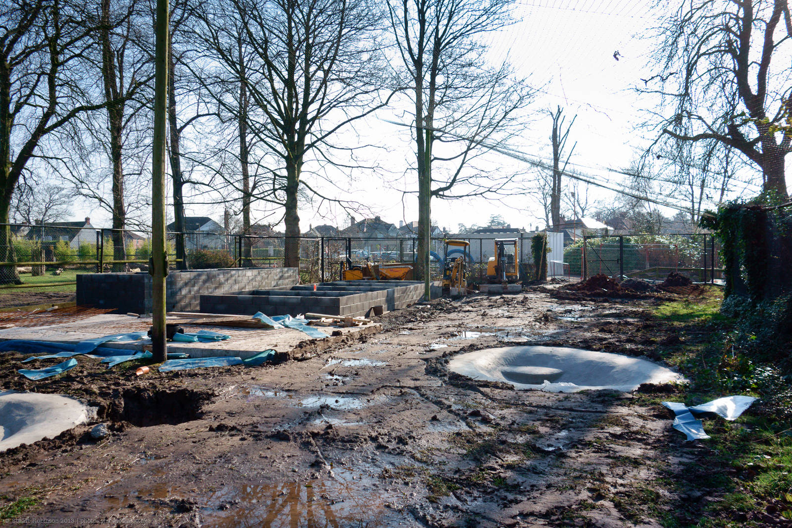 Peacock/Stork Aviary Development - 17/02/2013