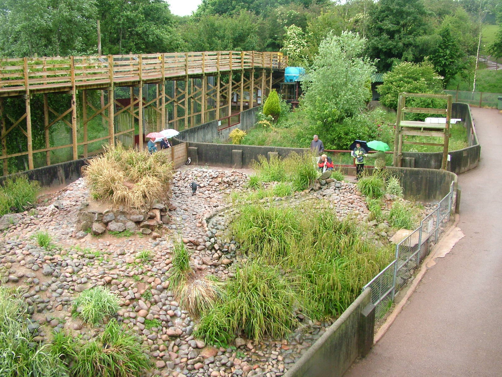 Penguin and bettong enclosures at South Lakes WAP 2008