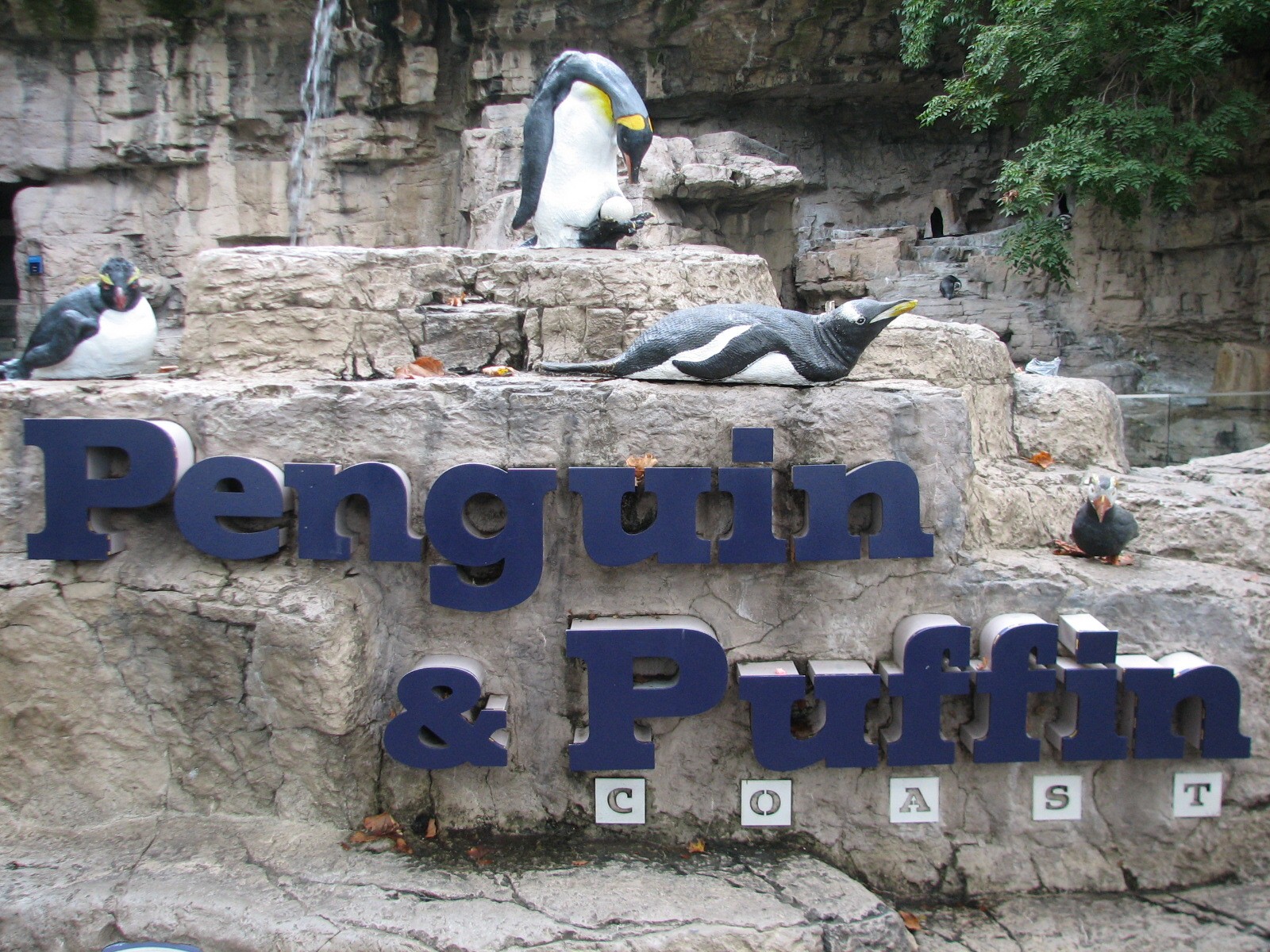 Penguin and Puffin Coast - Entry Sign